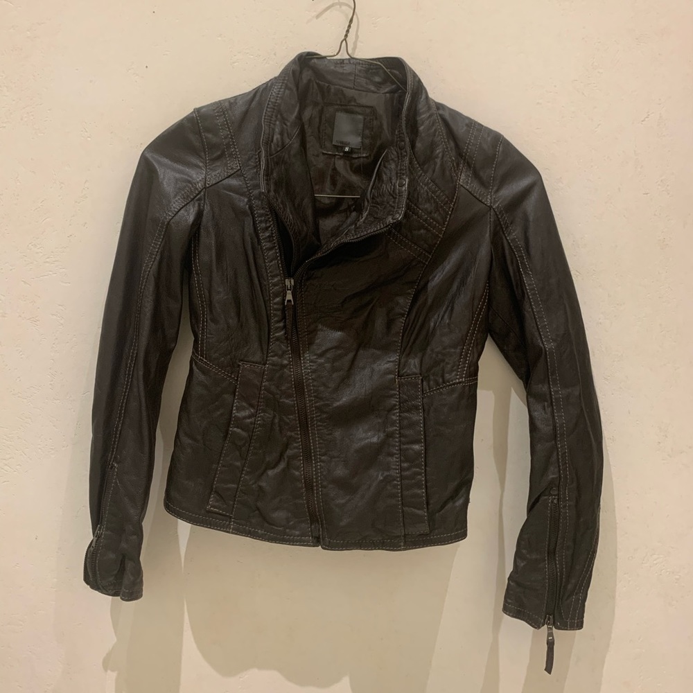 Authentic Italian Leather Coat